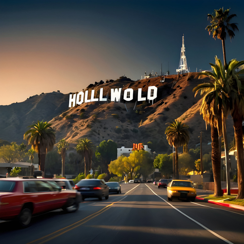 An image of Hollywood.