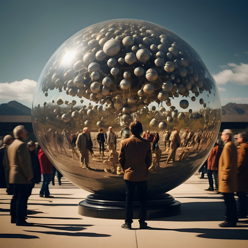 An image showing a persons delusion.