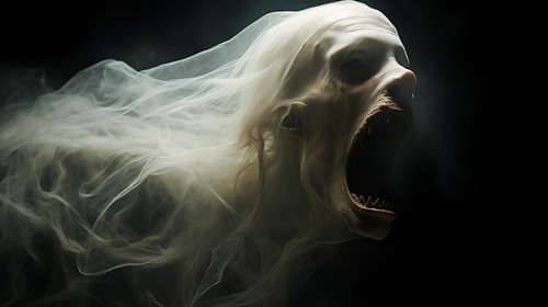 An image showing an angry ghost.