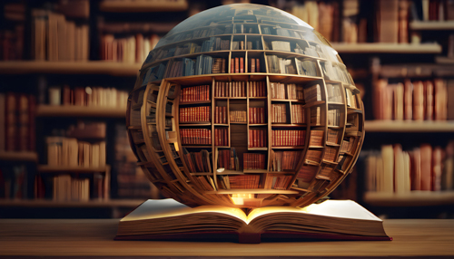 An image depicting an object that represents story telling.