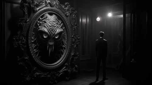 An image showing a haunting.